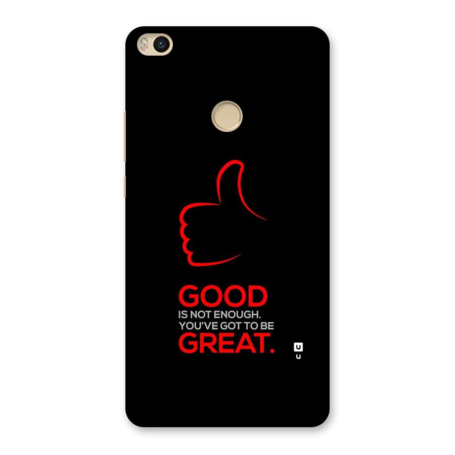 Good Great Back Case for Mi Max 2