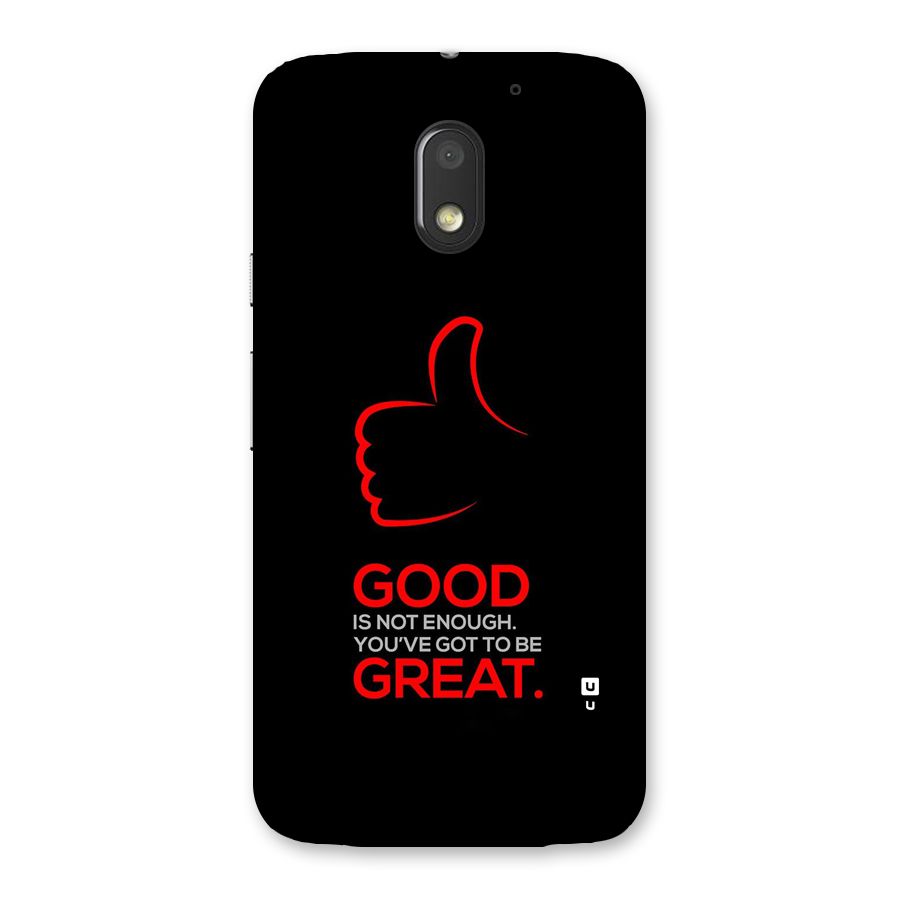 Good Great Back Case for Moto E3 Power