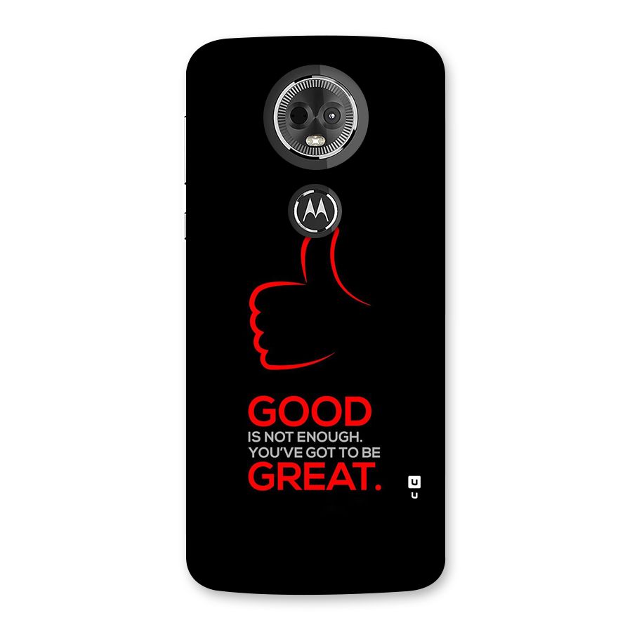Good Great Back Case for Moto E5 Plus