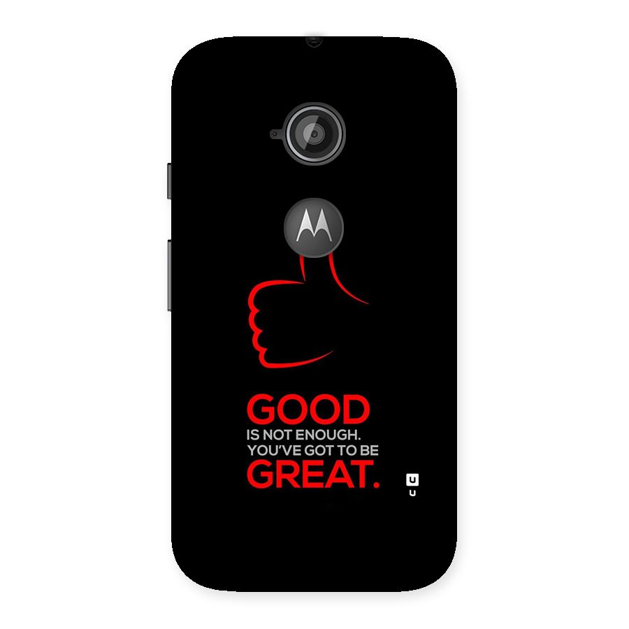 Good Great Back Case for Moto E 2nd Gen