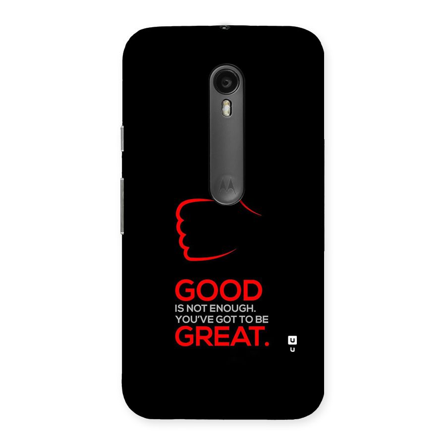 Good Great Back Case for Moto G3