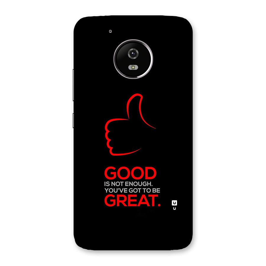Good Great Back Case for Moto G5