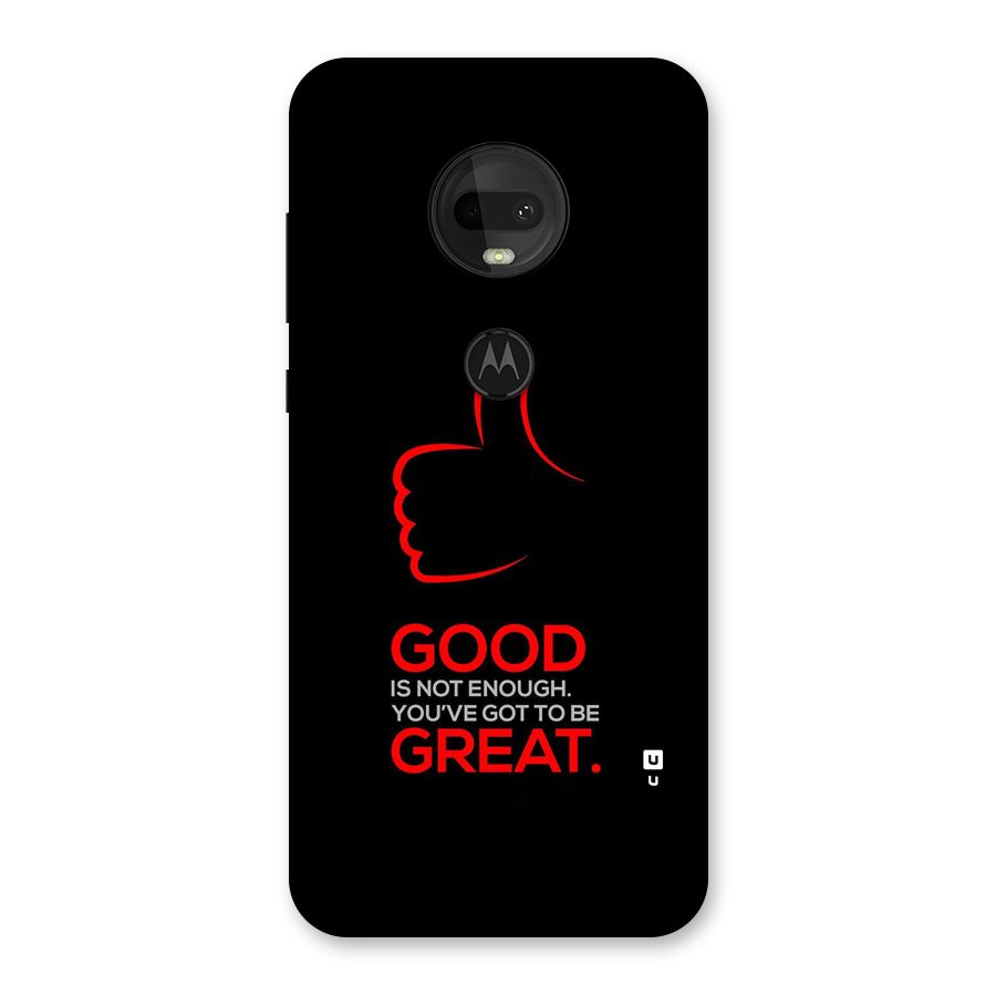 Good Great Back Case for Moto G7