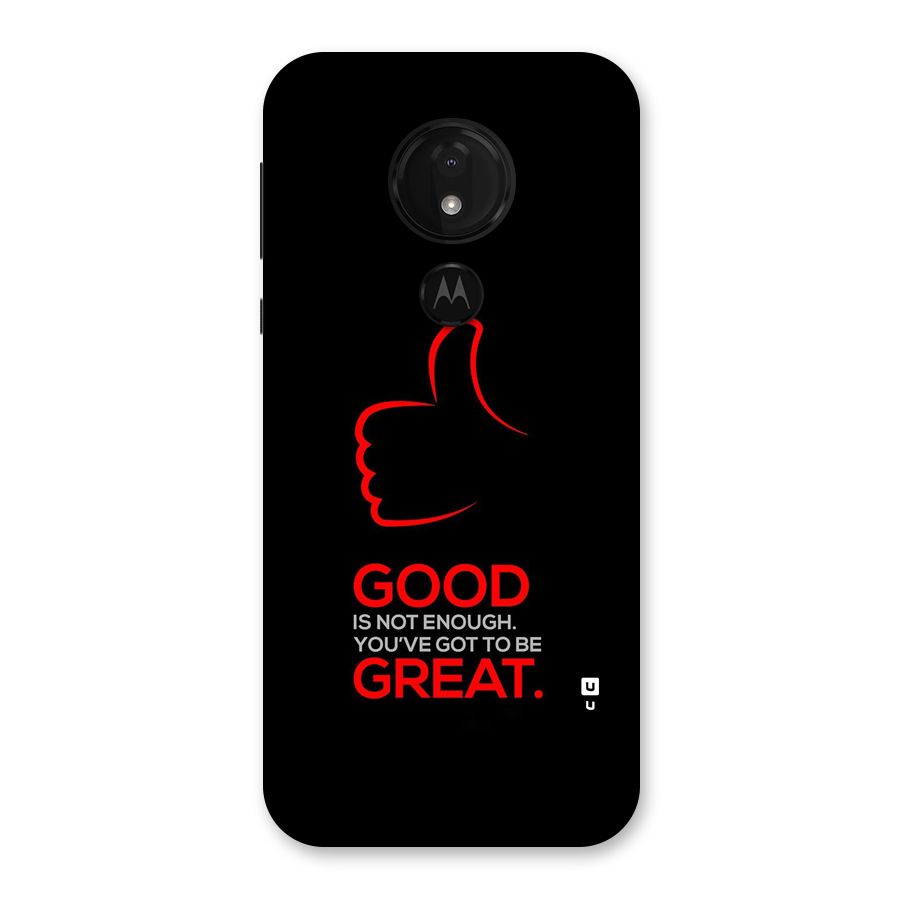 Good Great Back Case for Moto G7 Power