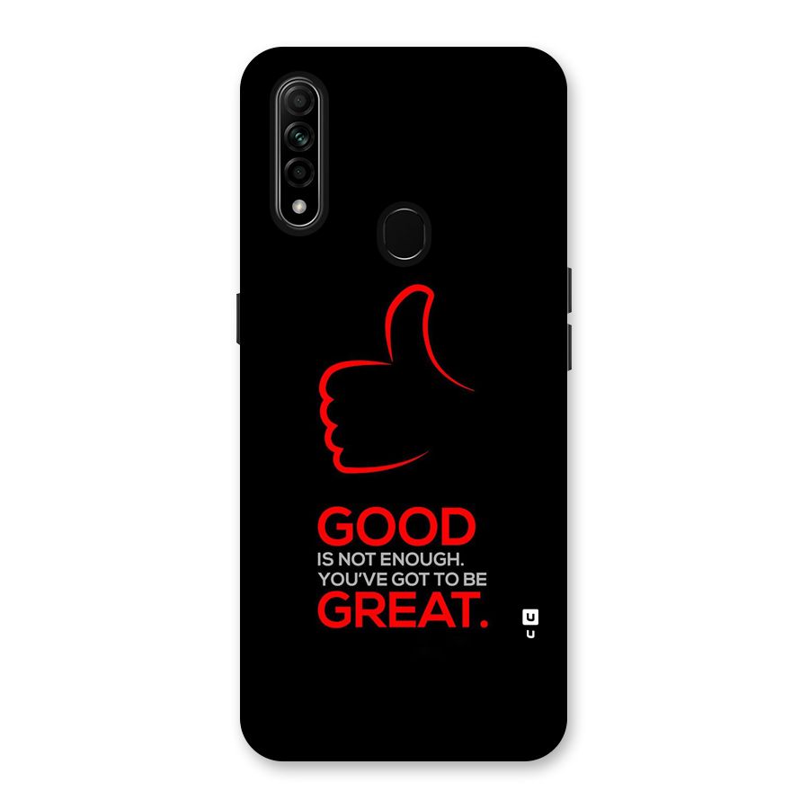 Good Great Back Case for Oppo A31