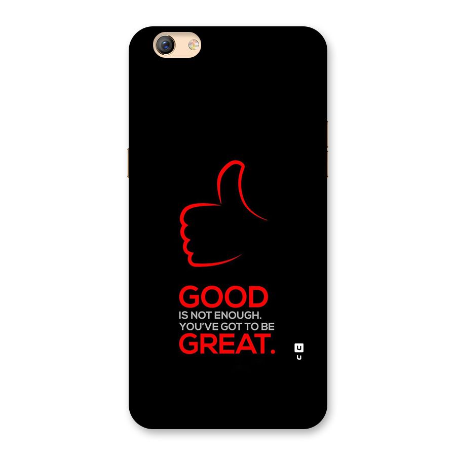 Good Great Back Case for Oppo F3 Plus