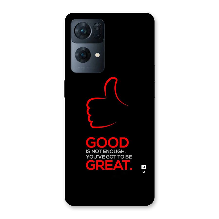 Good Great Back Case for Oppo Reno7 Pro 5G