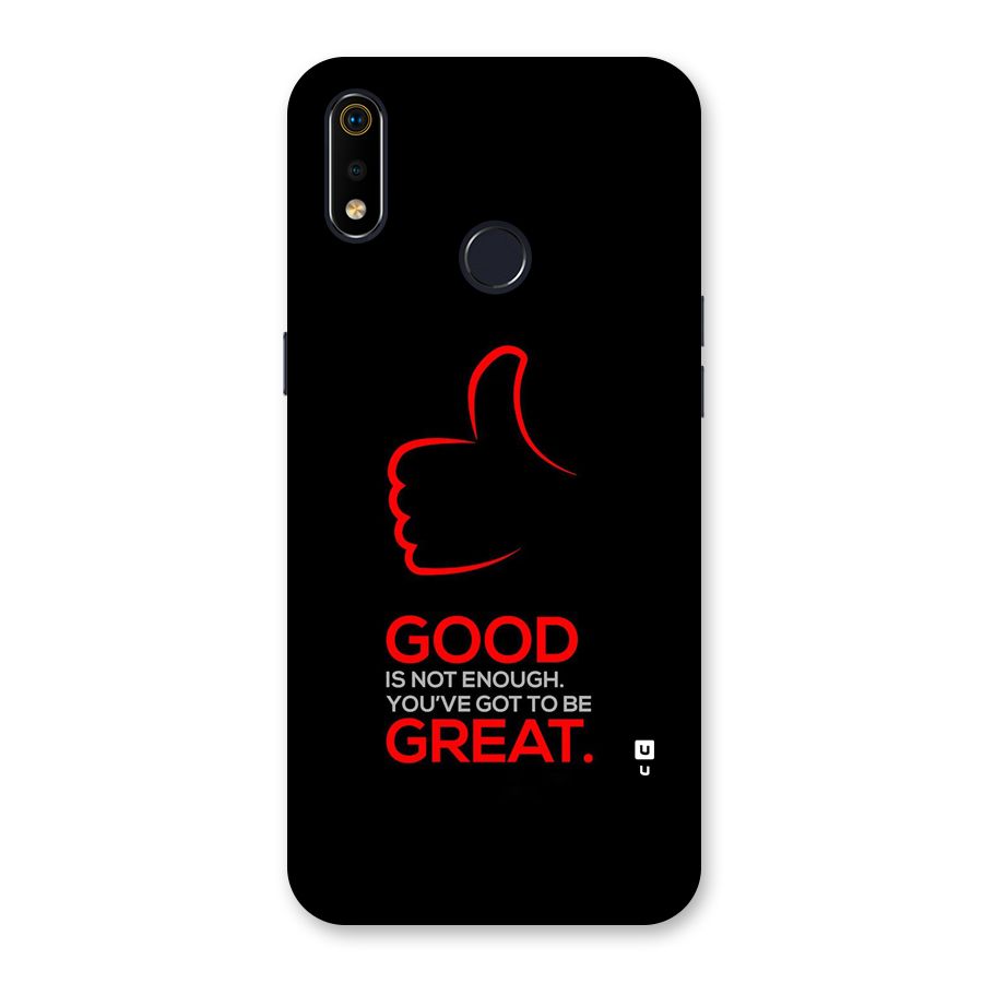 Good Great Back Case for Realme 3i