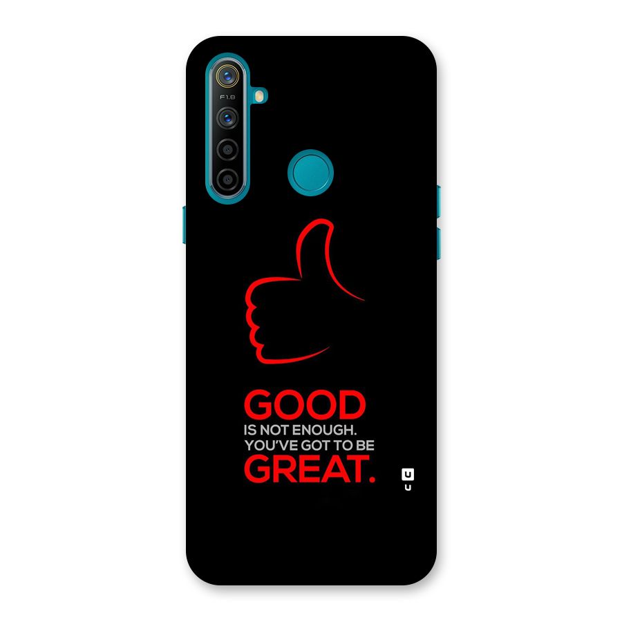 Good Great Back Case for Realme 5i
