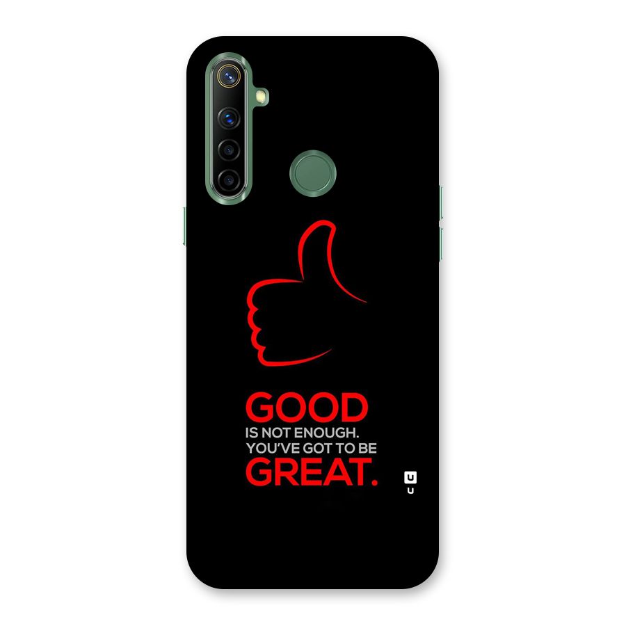 Good Great Back Case for Realme Narzo 10