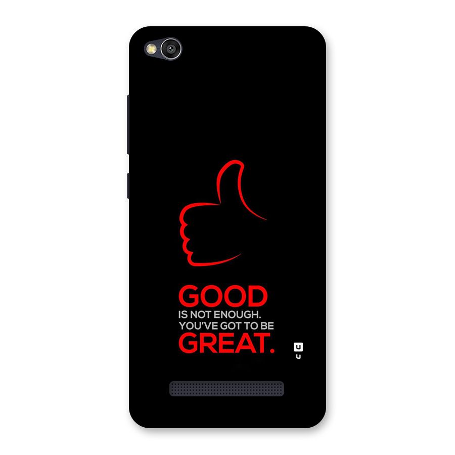 Good Great Back Case for Redmi 4A