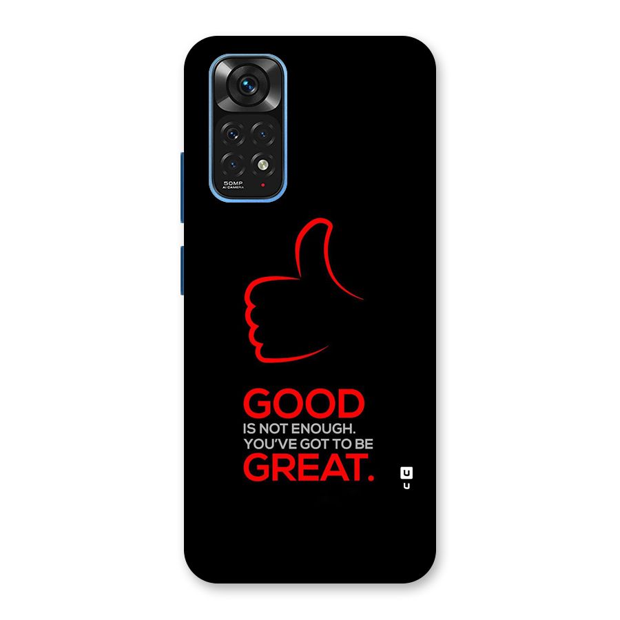 Good Great Back Case for Redmi Note 11S
