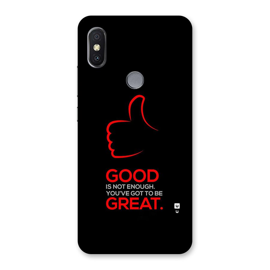 Good Great Back Case for Redmi Y2