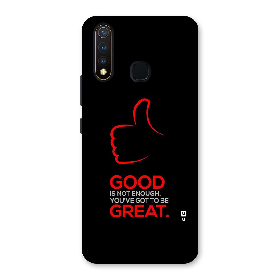 Good Great Back Case for Vivo U20