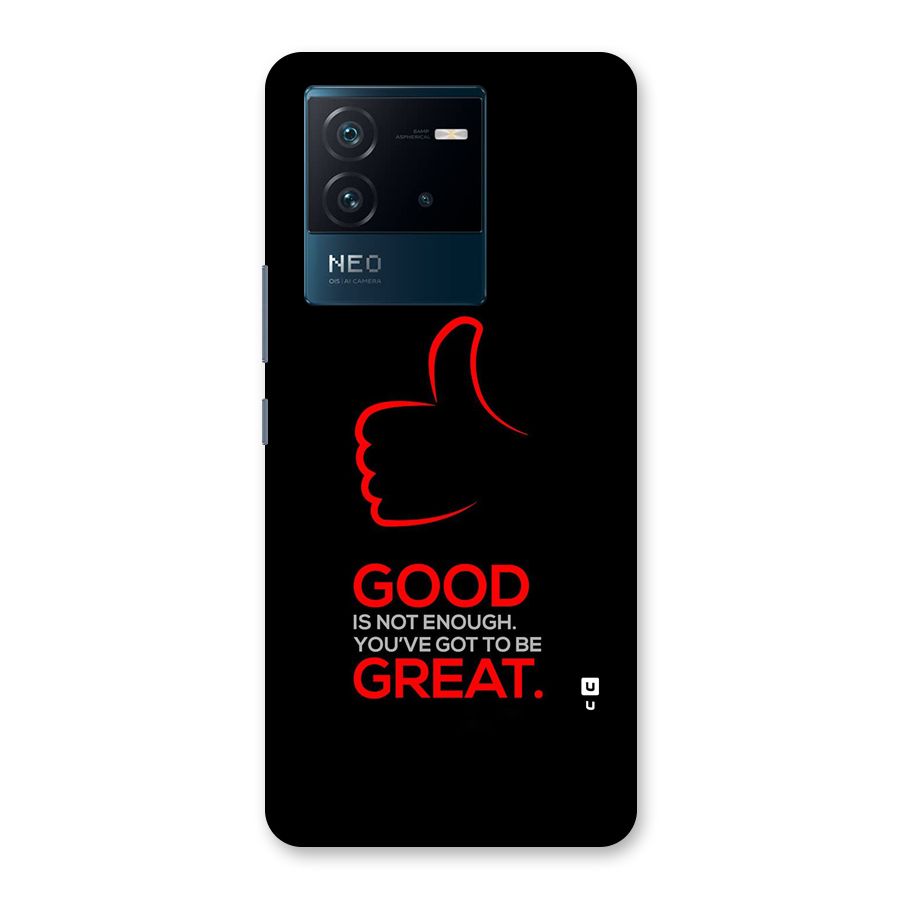 Good Great Back Case for Vivo iQOO Neo 6 5G