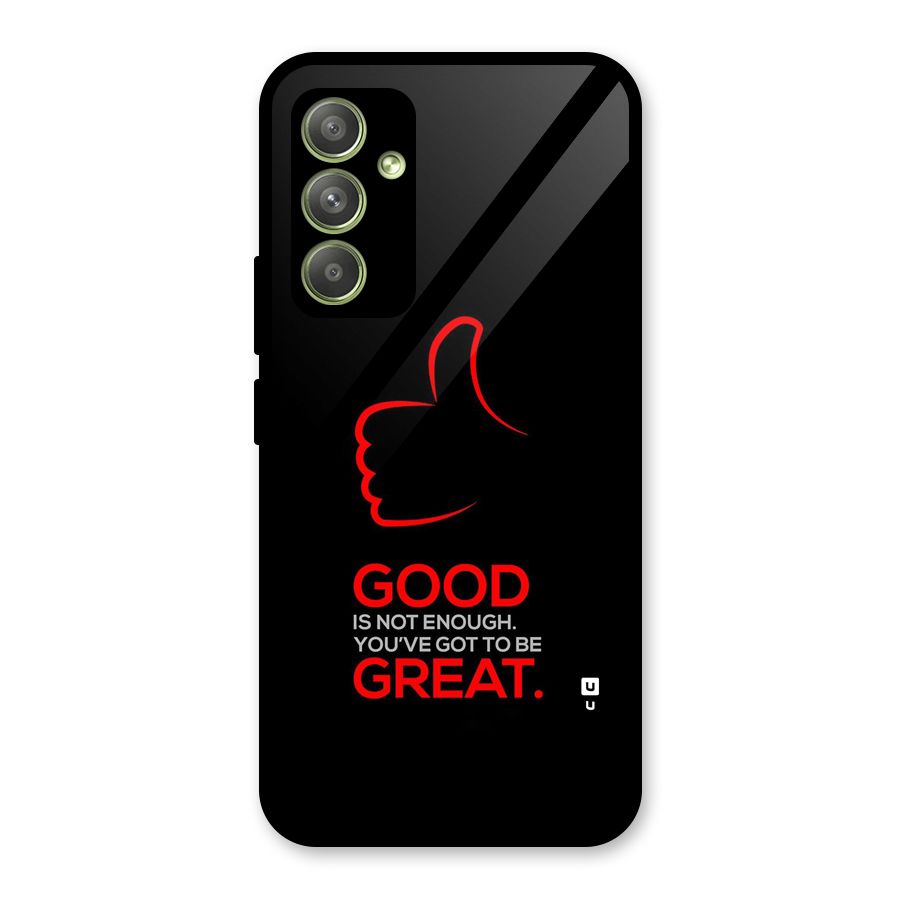 Good Great Glass Back Case for Galaxy A54