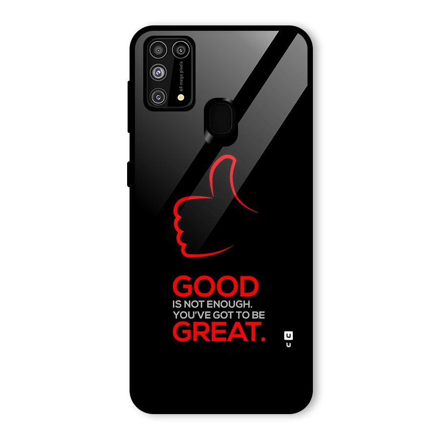Good Great Glass Back Case for Galaxy F41