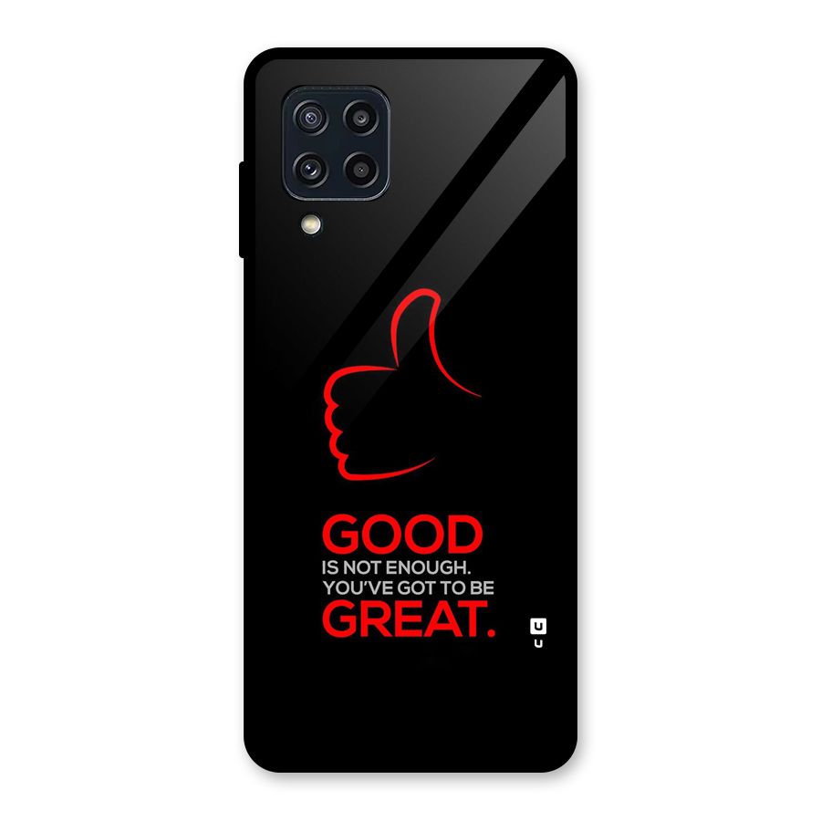 Good Great Glass Back Case for Galaxy M32
