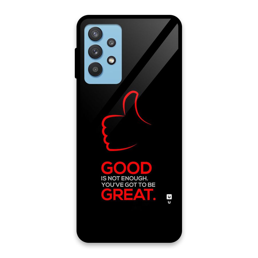 Good Great Glass Back Case for Galaxy M32 5G