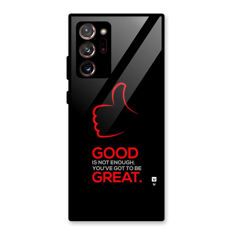 Good Great Glass Back Case for Galaxy Note 20 Ultra 5G