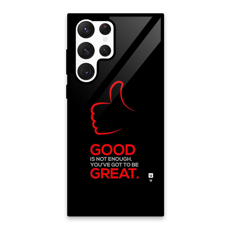 Good Great Glass Back Case for Galaxy S22 Ultra 5G