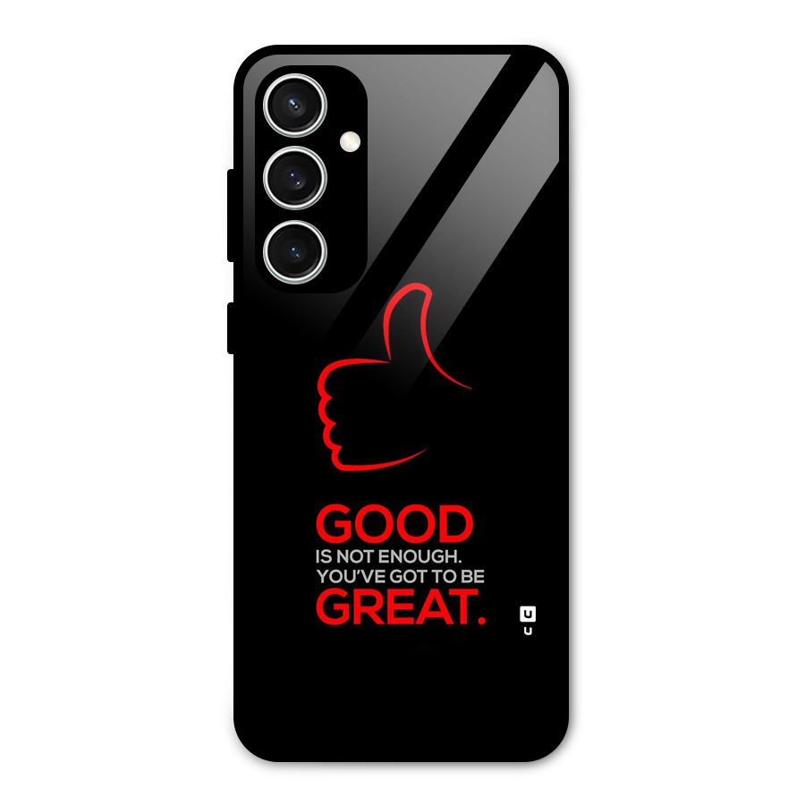 Good Great Glass Back Case for Galaxy S23 FE