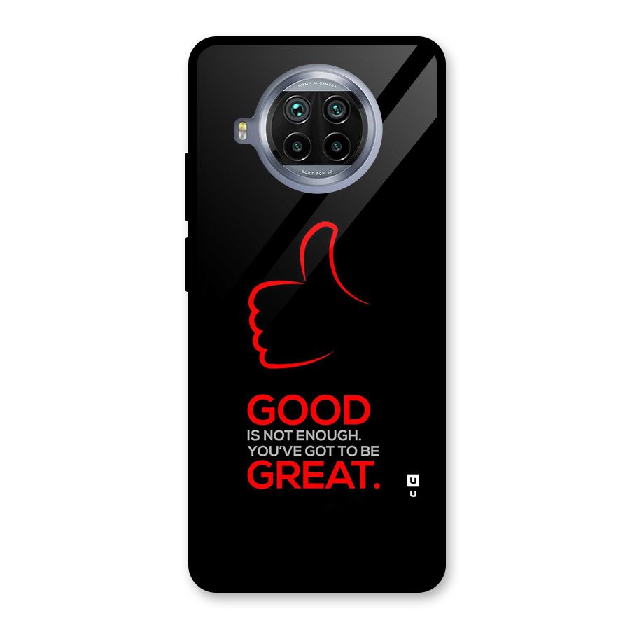 Good Great Glass Back Case for Mi 10i