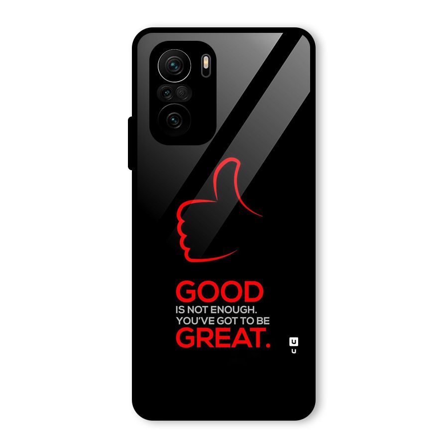 Good Great Glass Back Case for Mi 11X Pro
