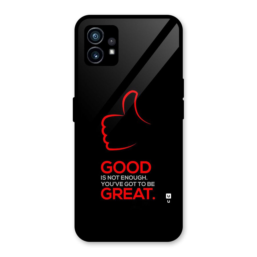 Good Great Glass Back Case for Nothing Phone 1