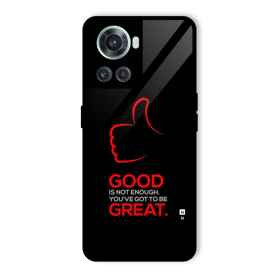 Good Great Glass Back Case for OnePlus 10R