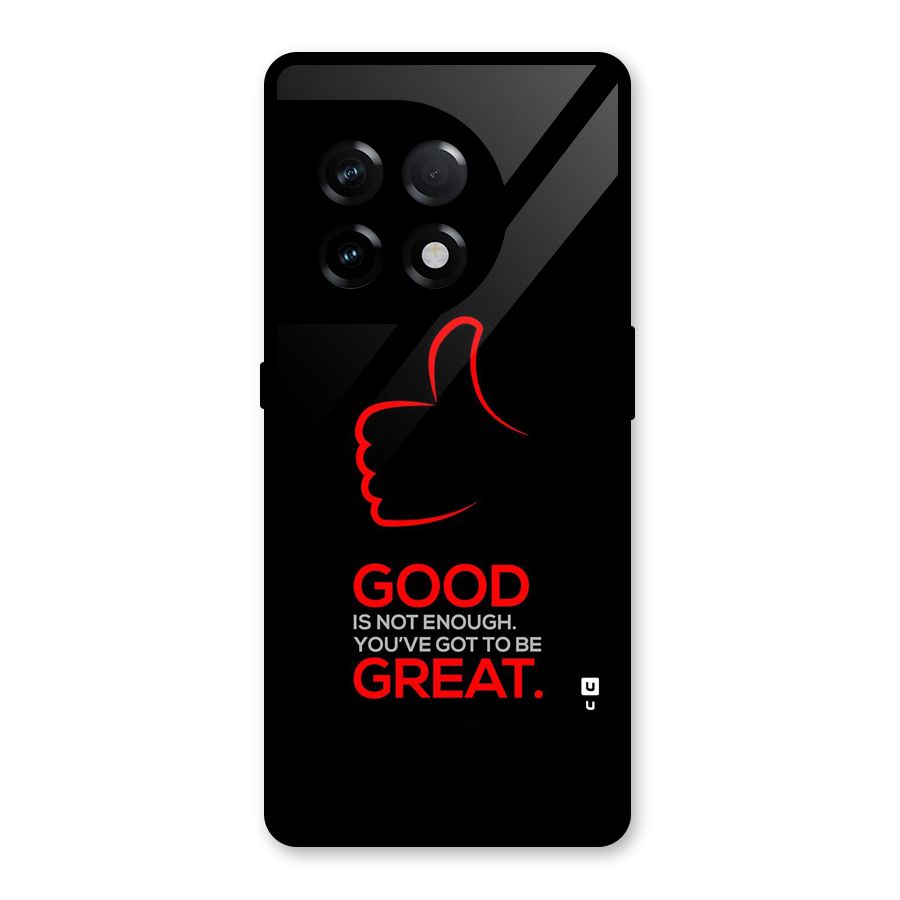 Good Great Glass Back Case for OnePlus 11R