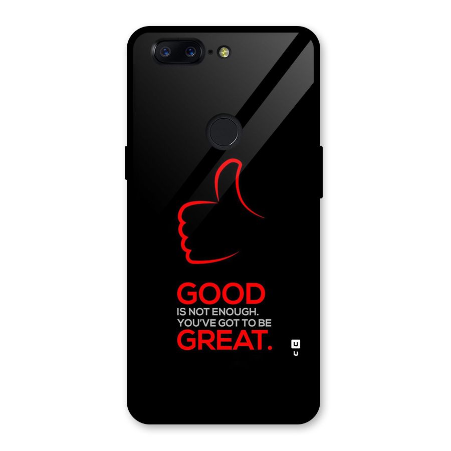 Good Great Glass Back Case for OnePlus 5T
