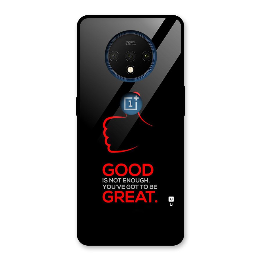 Good Great Glass Back Case for OnePlus 7T