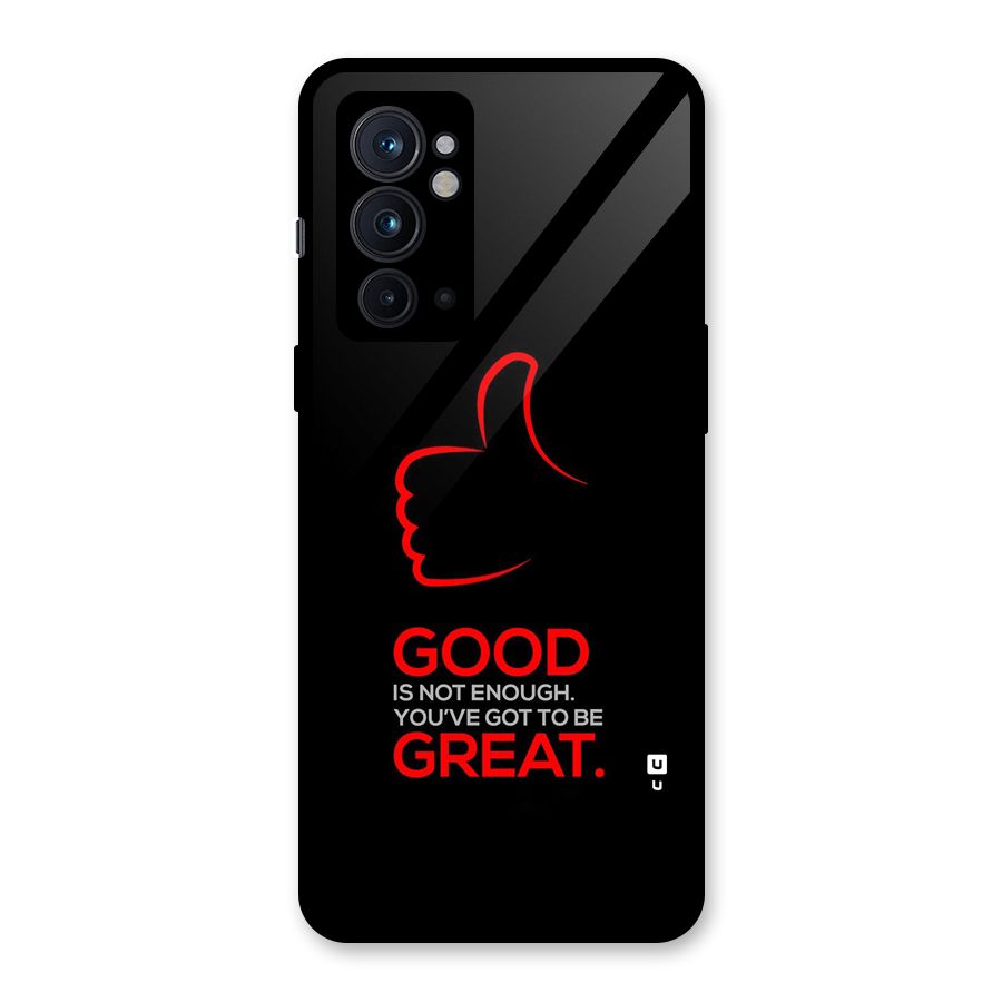 Good Great Glass Back Case for OnePlus 9RT 5G