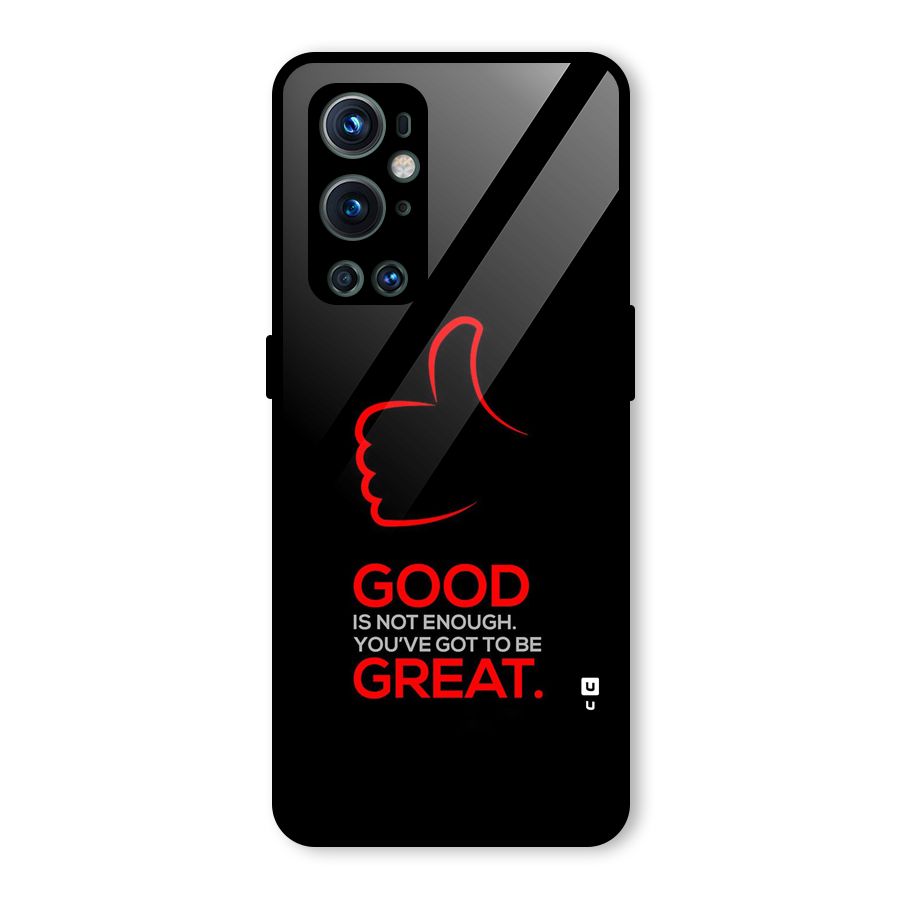 Good Great Glass Back Case for OnePlus 9 Pro