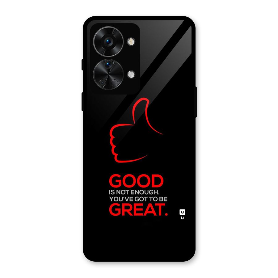 Good Great Glass Back Case for OnePlus Nord 2T