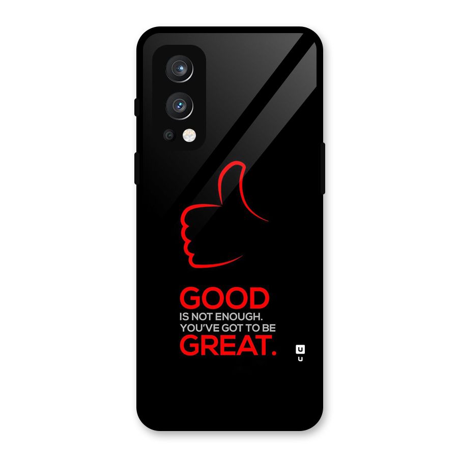 Good Great Glass Back Case for OnePlus Nord 2 5G