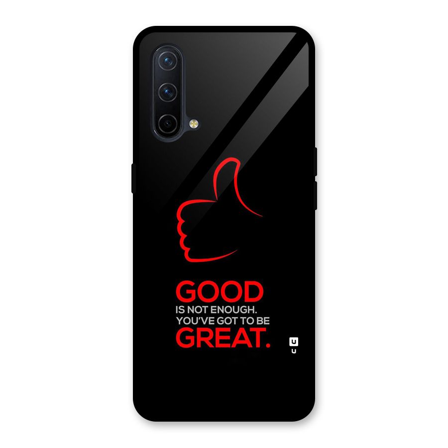 Good Great Glass Back Case for OnePlus Nord CE 5G