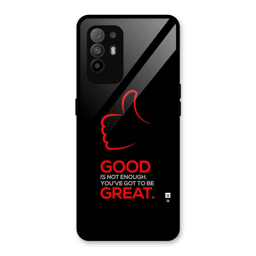 Good Great Glass Back Case for Oppo F19 Pro Plus 5G
