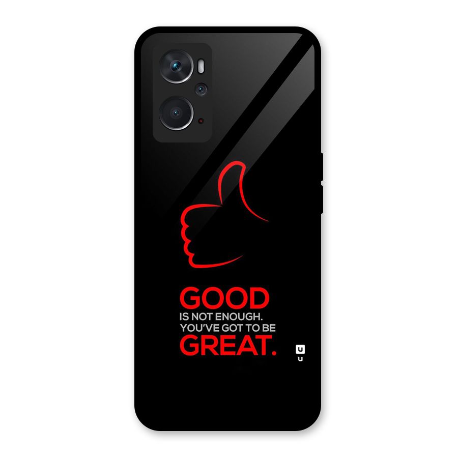 Good Great Glass Back Case for Oppo K10 4G