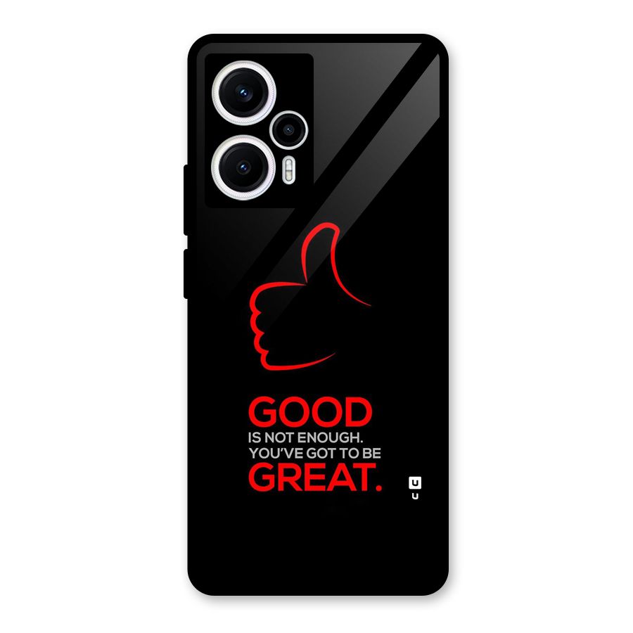 Good Great Glass Back Case for Poco F5
