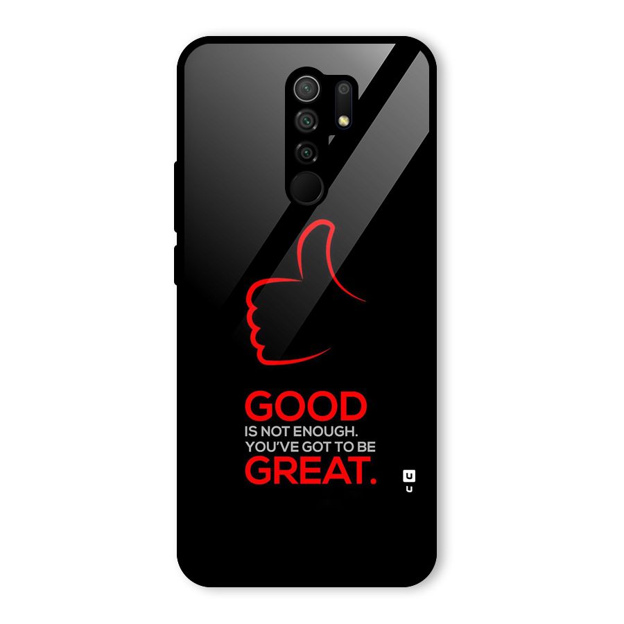 Good Great Glass Back Case for Poco M2
