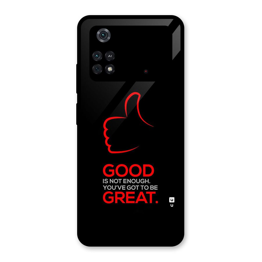 Good Great Glass Back Case for Poco M4 Pro 4G