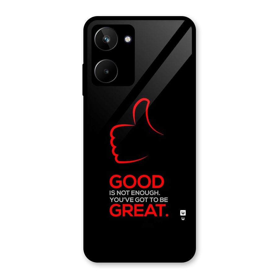 Good Great Glass Back Case for Realme 10