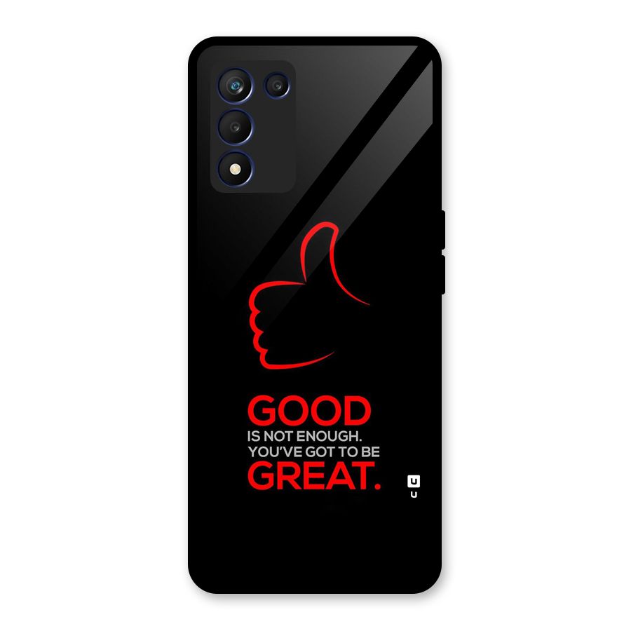 Good Great Glass Back Case for Realme 9 5G Speed