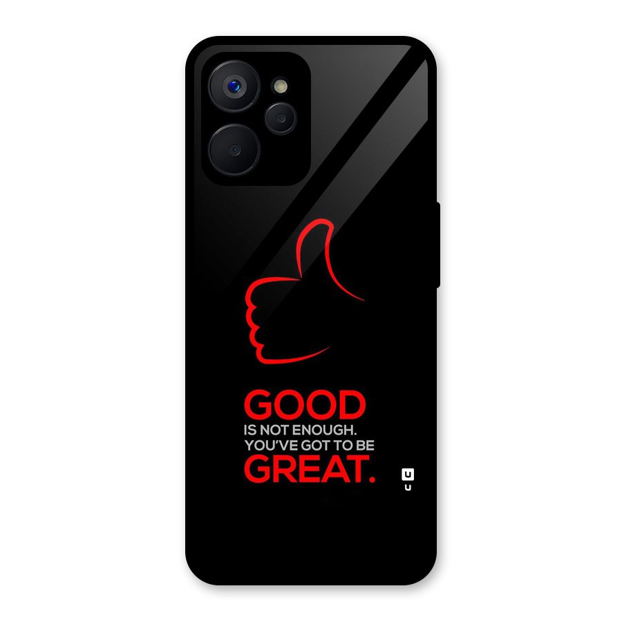 Good Great Glass Back Case for Realme 9i 5G