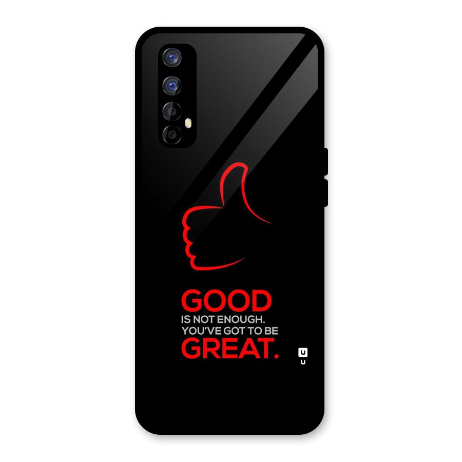 Good Great Glass Back Case for Realme Narzo 20 Pro
