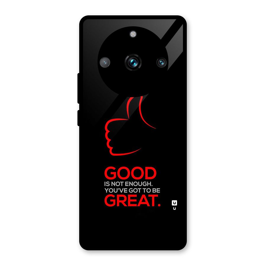 Good Great Glass Back Case for Realme Narzo 60 Pro