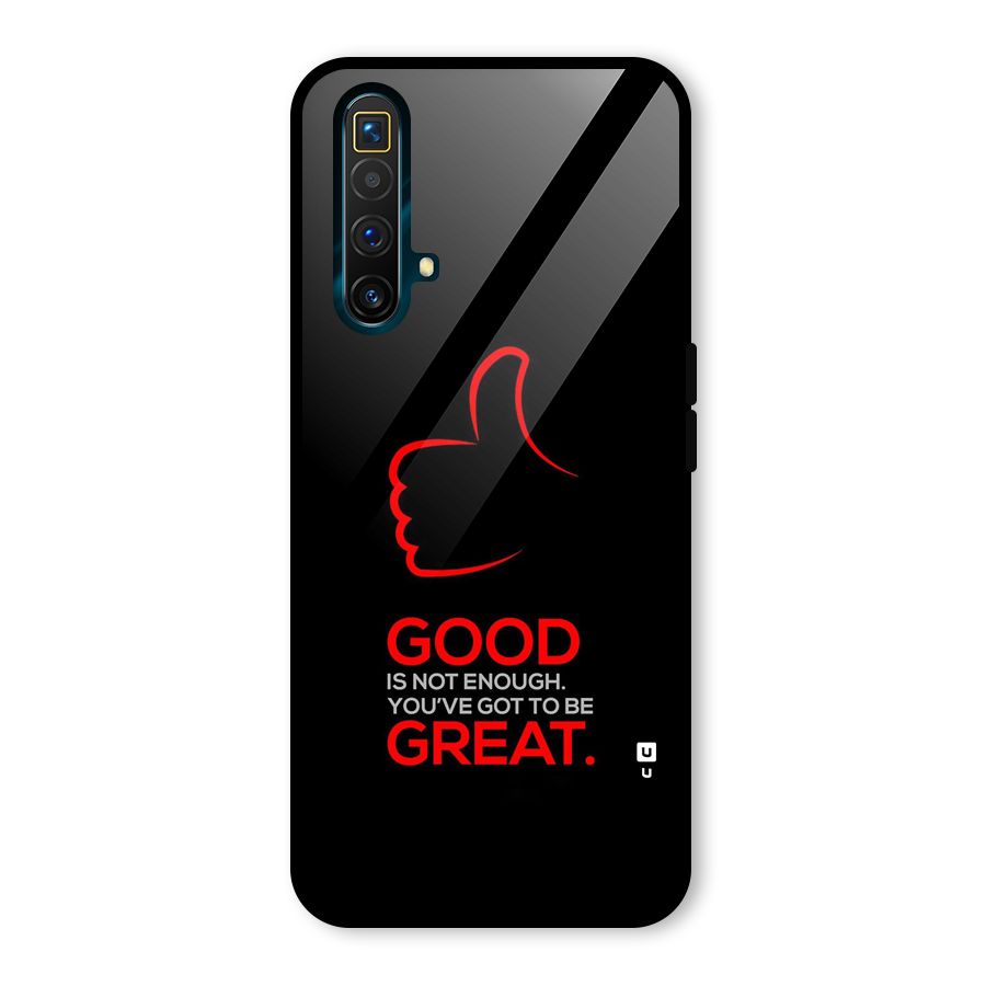 Good Great Glass Back Case for Realme X3 SuperZoom