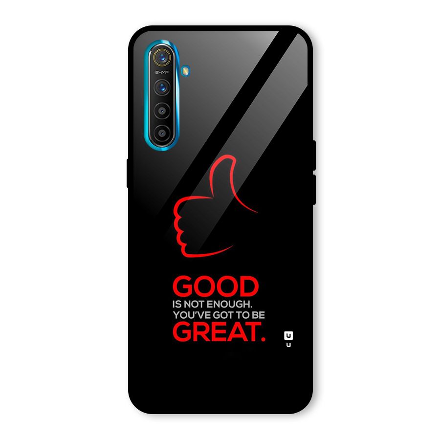 Good Great Glass Back Case for Realme XT